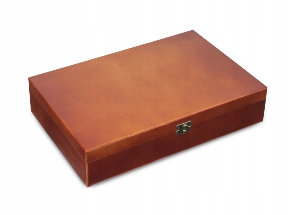 Kufřík Dřevěný Na 300 Mincí Mince 26x26mm