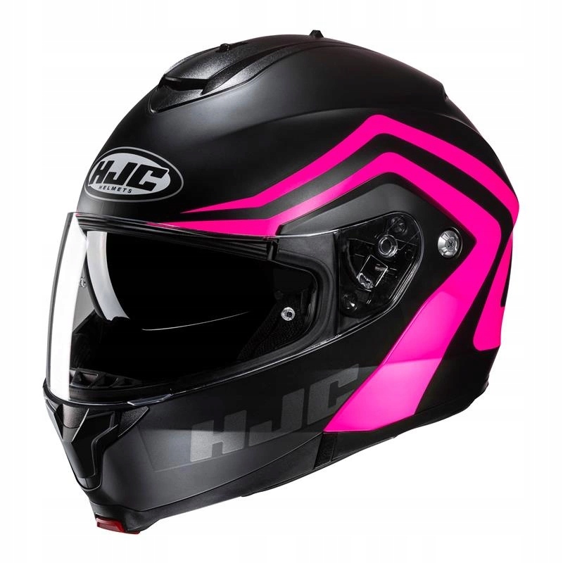 Kask motocyklowy Hjc C91N Nepos Black/pink czarny różowy Gratisy
