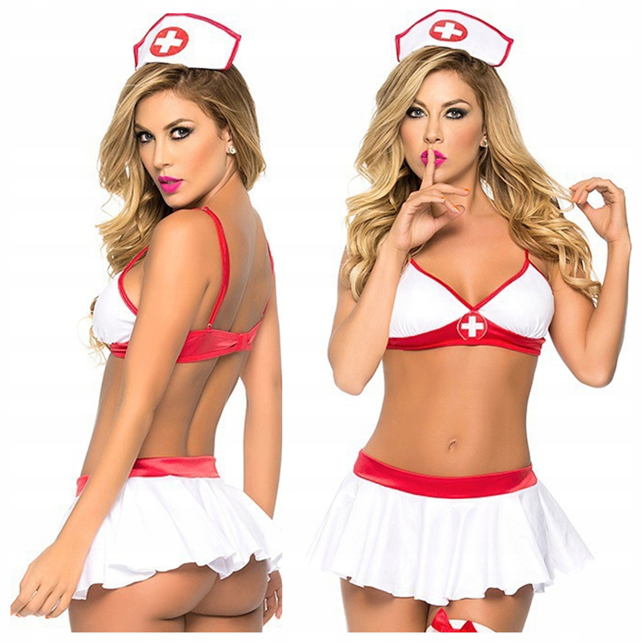 

Komplet przebranie Pielęgniarka kostium strój S/m