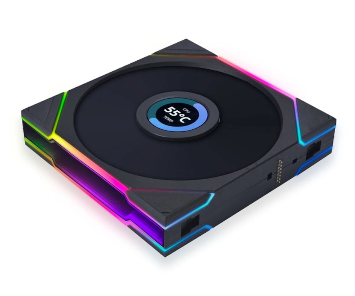 Wentylator Lian Li Uni Fan Tl Wireless Black LCD 1,6" 140mm 1600RPM Argb