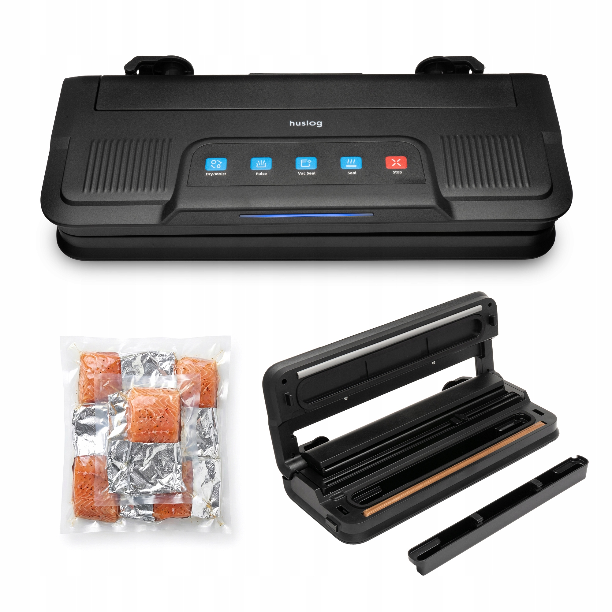 Vakuová svářečka pro balení potravin s podavačem fólií o výkonu 110 W