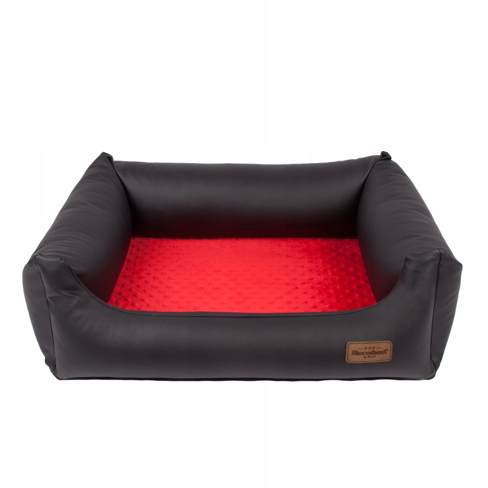 Levně Recobed sedací souprava Linkoln černo-červená S 65x50cm