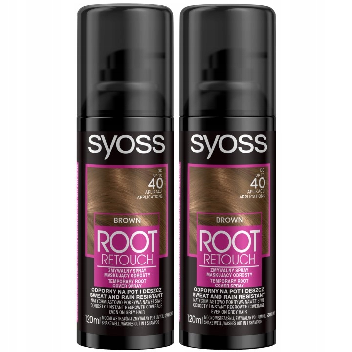 

Syoss Root Retoucher Maskowanie Odrostów Brąz x2
