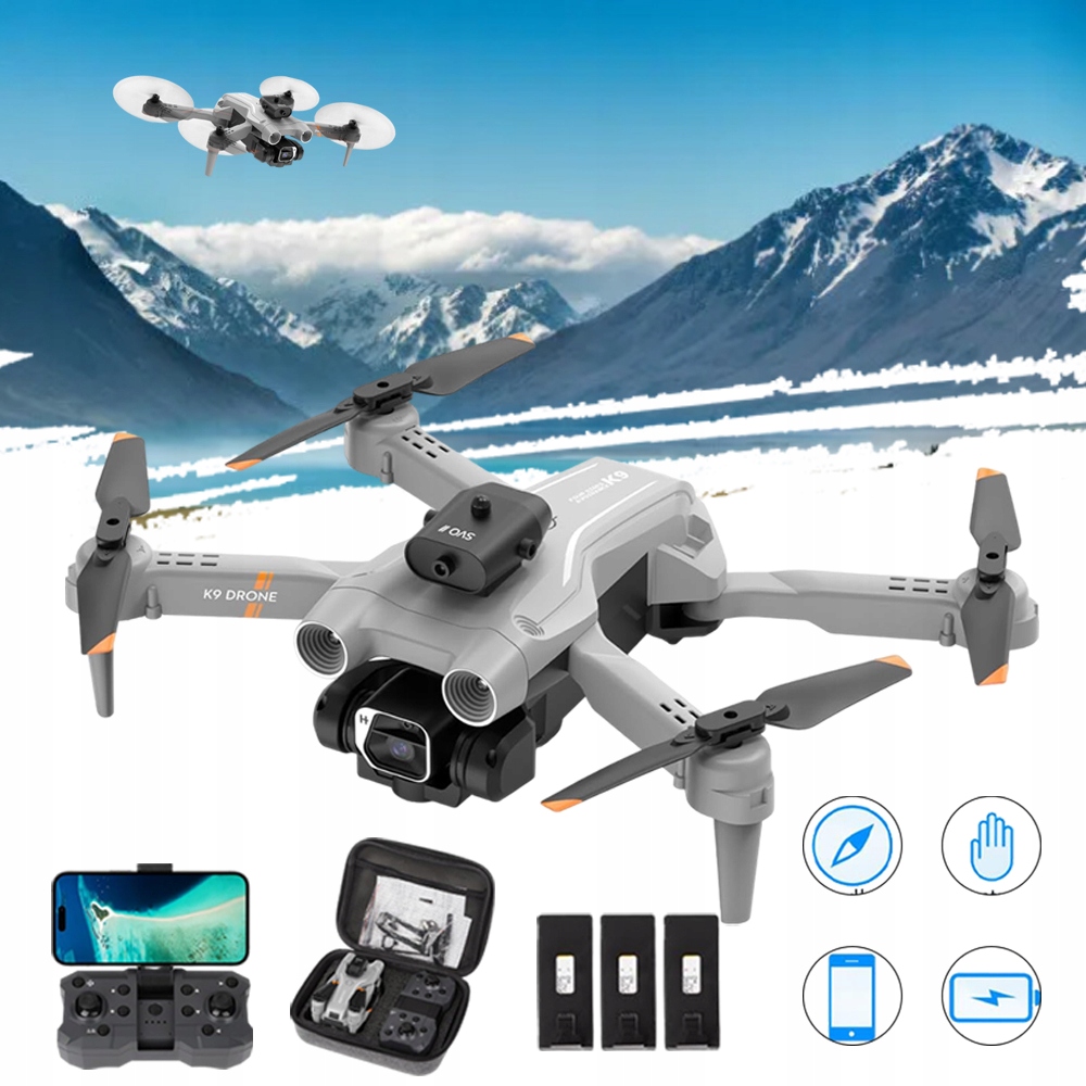 Dron S Kamerou Pro Dospělé, Mini Skládací Dron, Kvadrokoptéra S Akumulátor