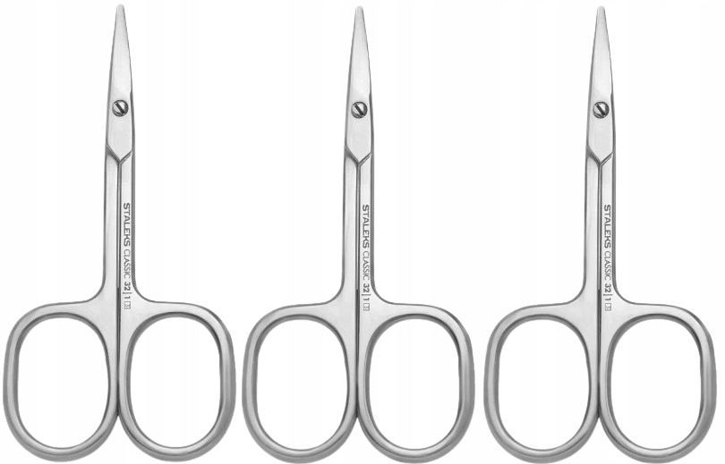 3 kusy Nůžky na nehty pro děti Classic Type 1 Staleks Bezpečné