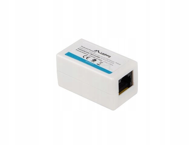 Lanberg Złączka Sieciowa Przelotka 2X RJ45 KAT.6 Utp AD-RJ45-RJ45-OU6