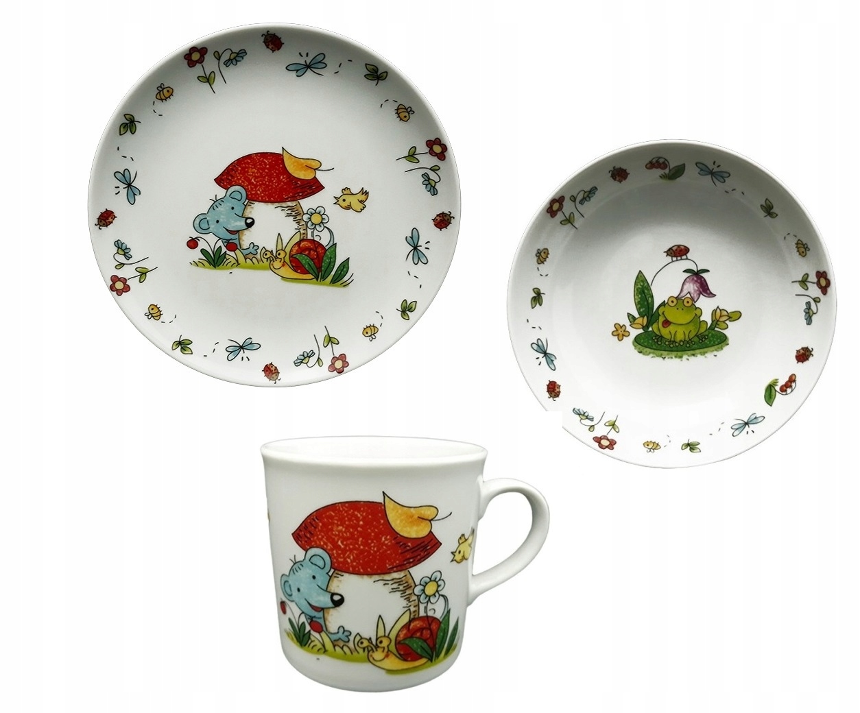 LUBIANA KOMPLET DZIECIĘCY DLA DZIECKA GRZYBEK