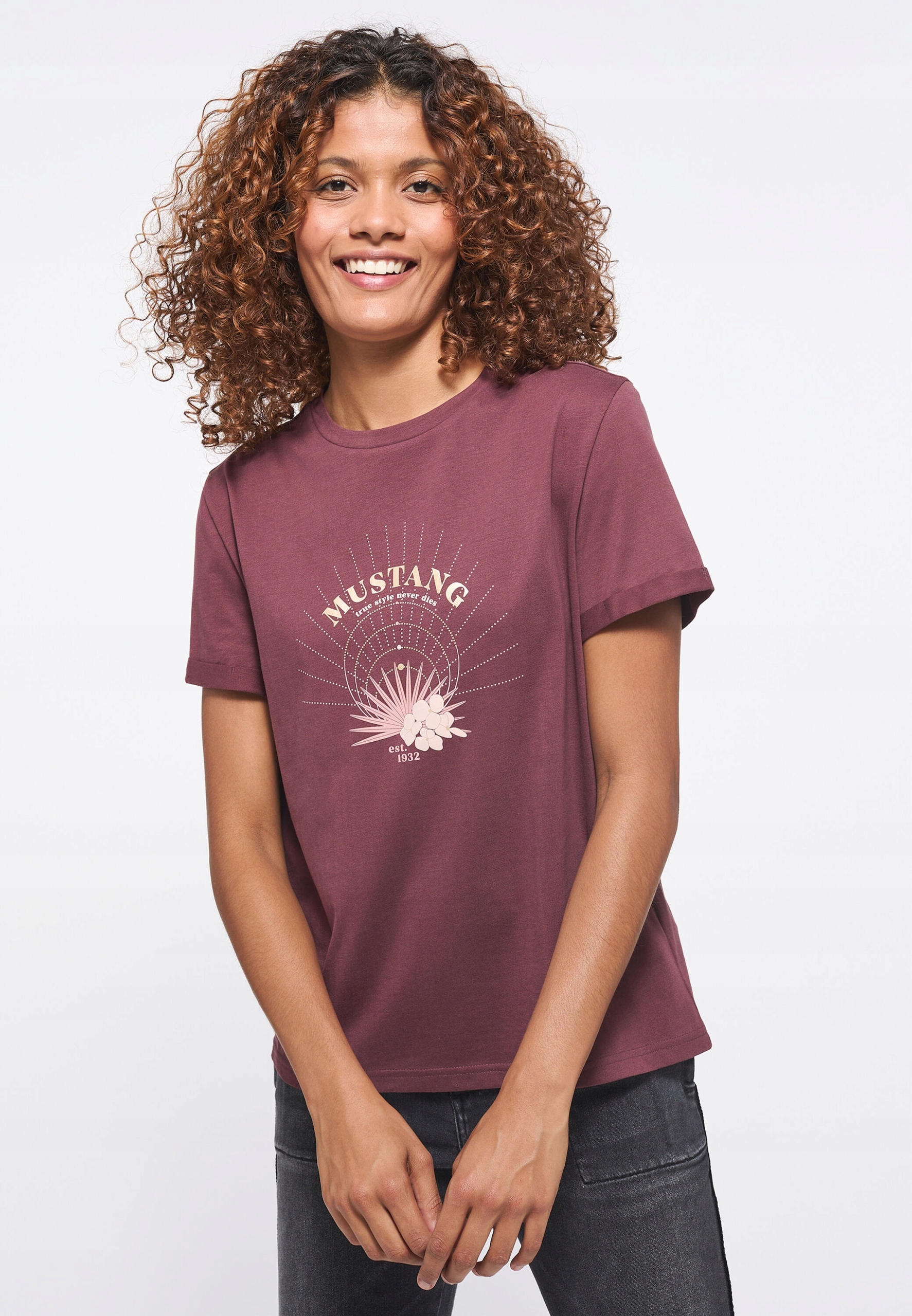 Mustang t-shirt damski deals