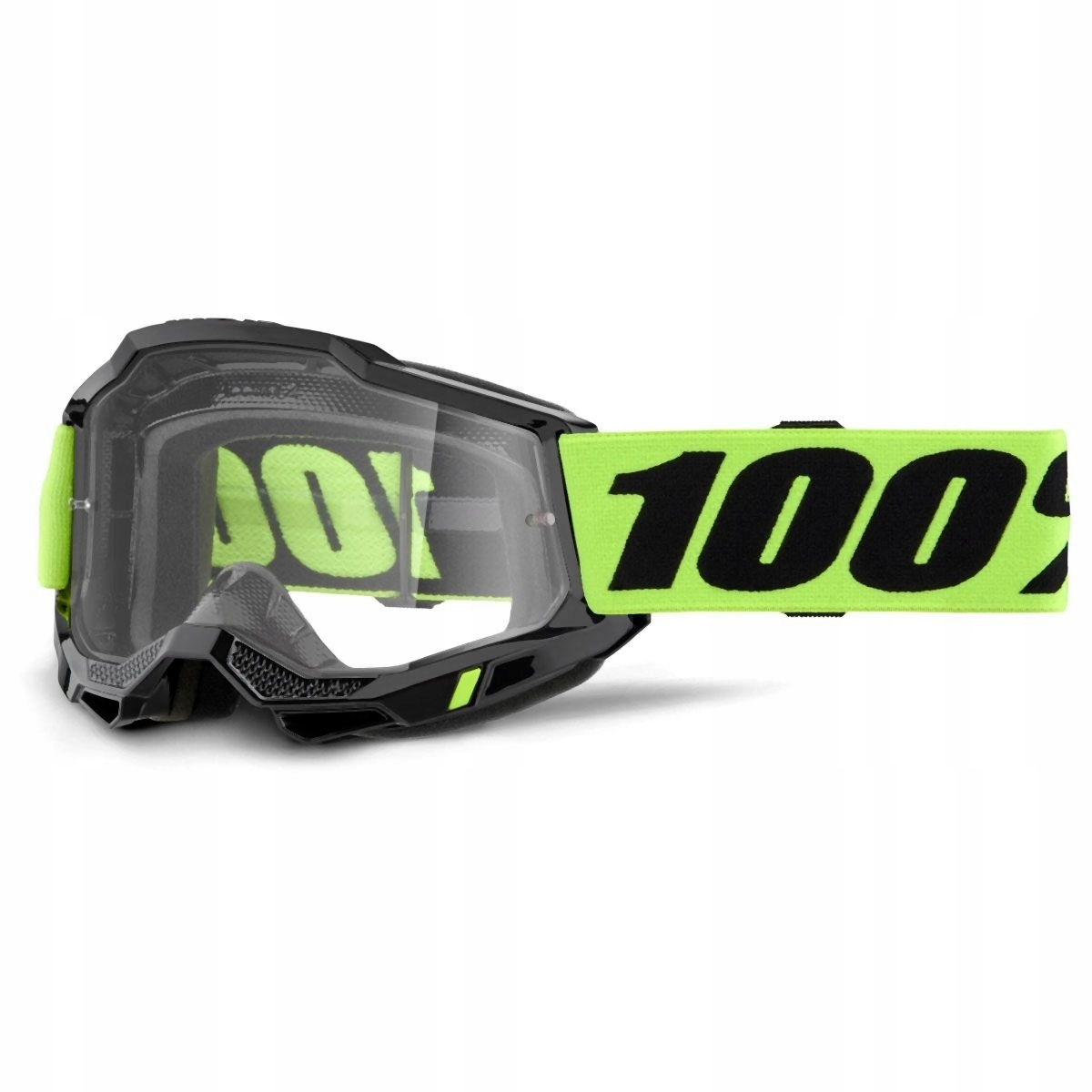100 % Okuliare Accuri 2 Enduro Moto Yellow Dual Clear Lens Farba Ča