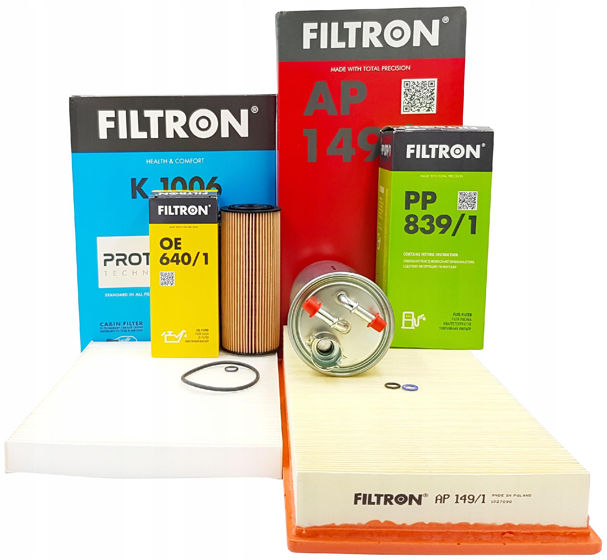 

Filtron Zestaw Filtrów Vw Golf 4 IV Audi A3 1.9TDI