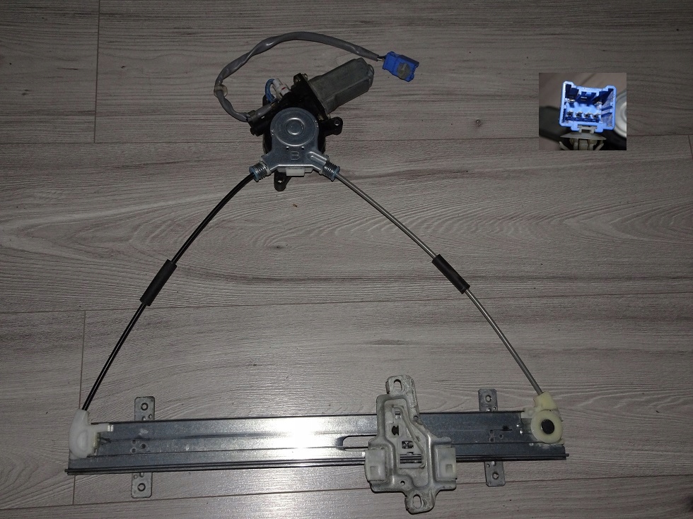 HONDA CIVIC VII MECHANIZM SZYBY PRZÓD LEWY 2001-2005 3d SPORT 6-PIN