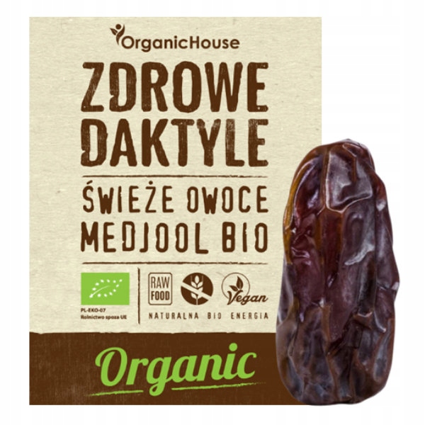 Datle Medjool čerstvé bezlepkové Bio 500 g Organic House