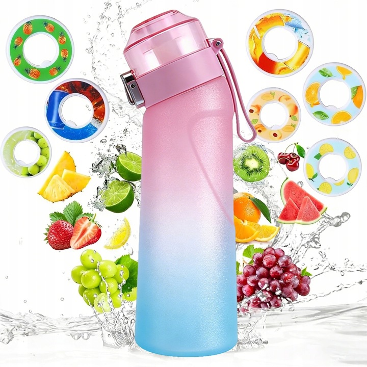 650 ml vonný hrnek Láhev na vodu s vůní – 7 příchutí Novinka