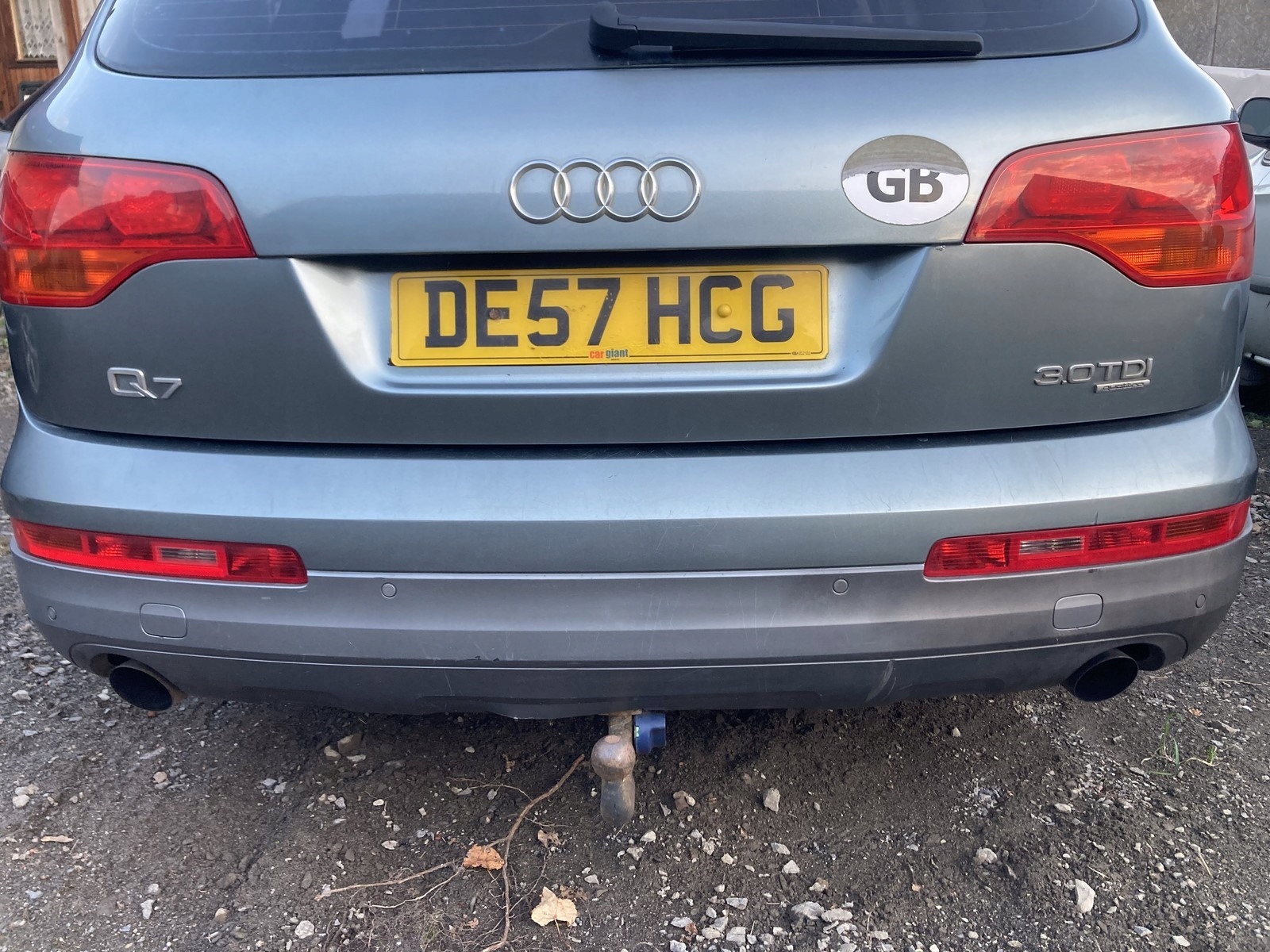 БАМПЕР ЗАДНІЙ ЗАД. КОМПЛЕКТ AUDI Q7 08r Ly7e ПАРКТРОНІК