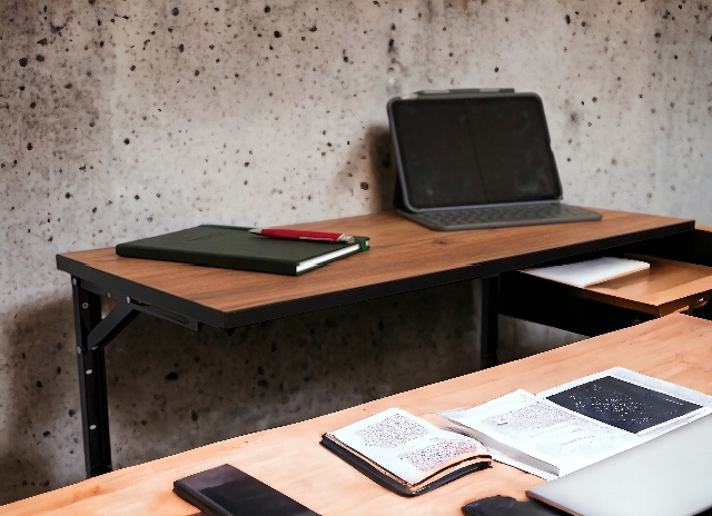 STÓŁ SKŁADANY STOLIK ROZKŁADANY WISZĄCY POMOCNICZY PRZYSTAWKA 76X38 cm Wysokość mebla 42 cm