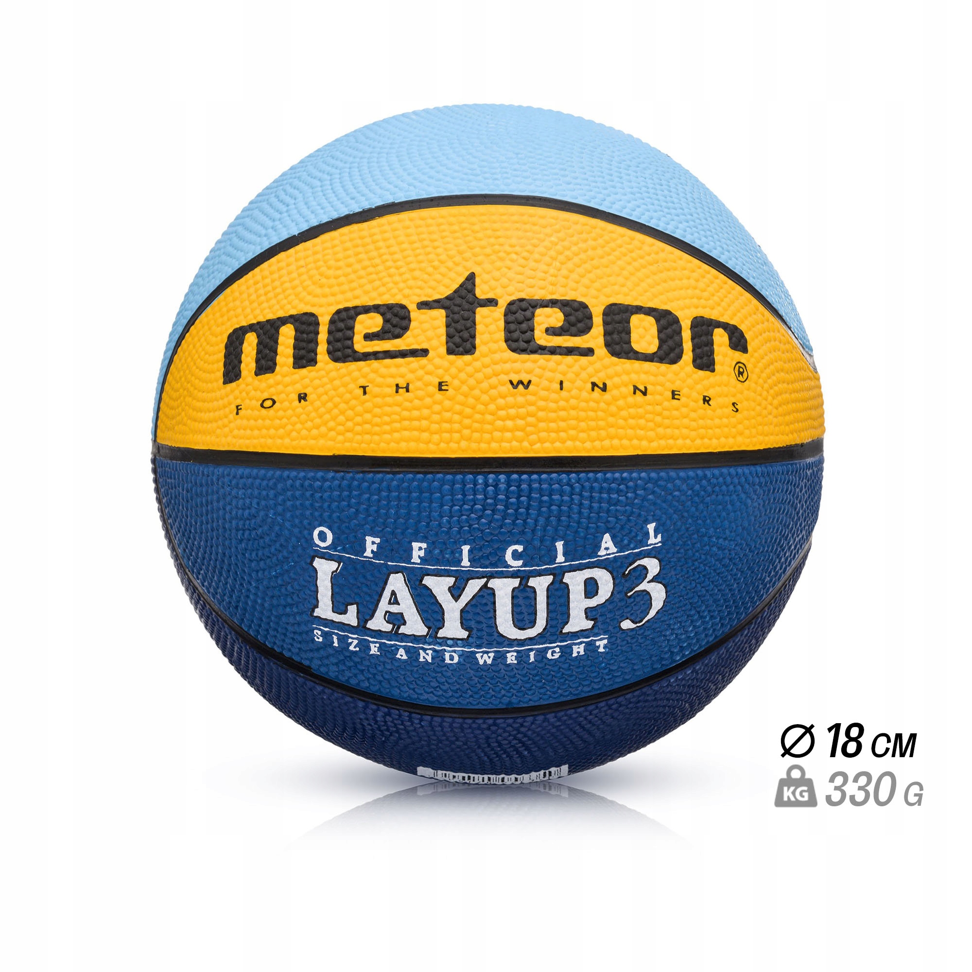PIŁKA KOSZOWA DO KOSZYKÓWKI METEOR LAYUP DLA DZIECI do 8 lat #3 Model LAYUP