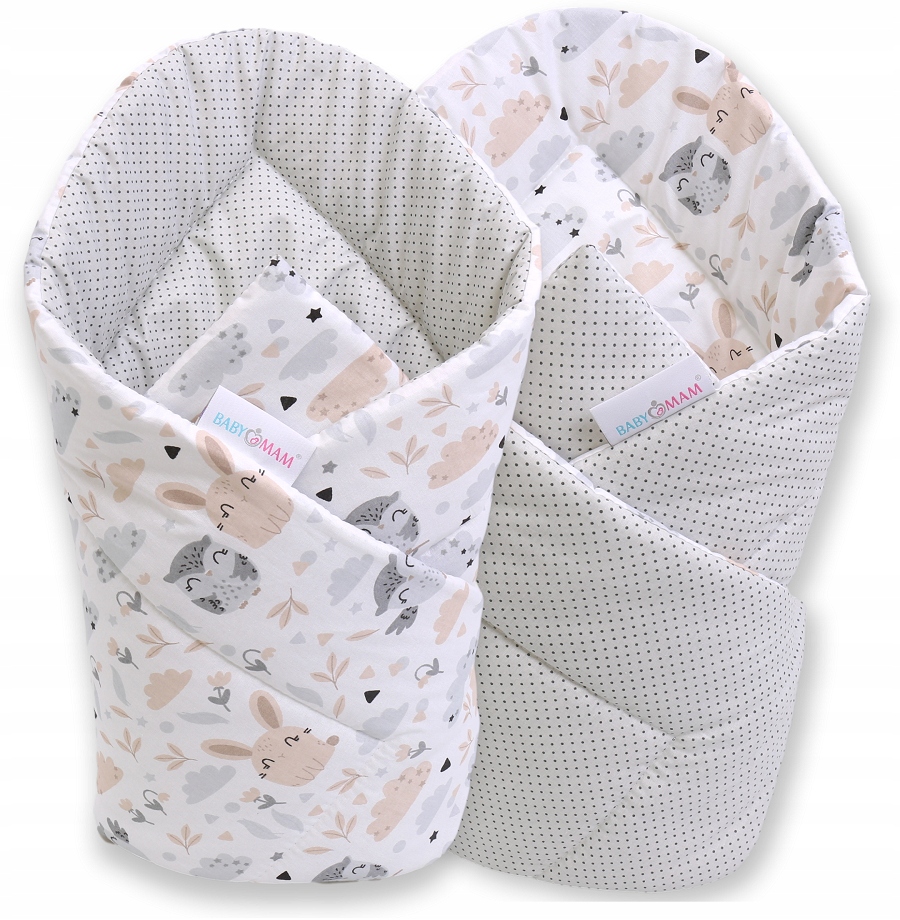 

Babymam Becik Rożek Niemowlęcy Bawełna Dwustronny