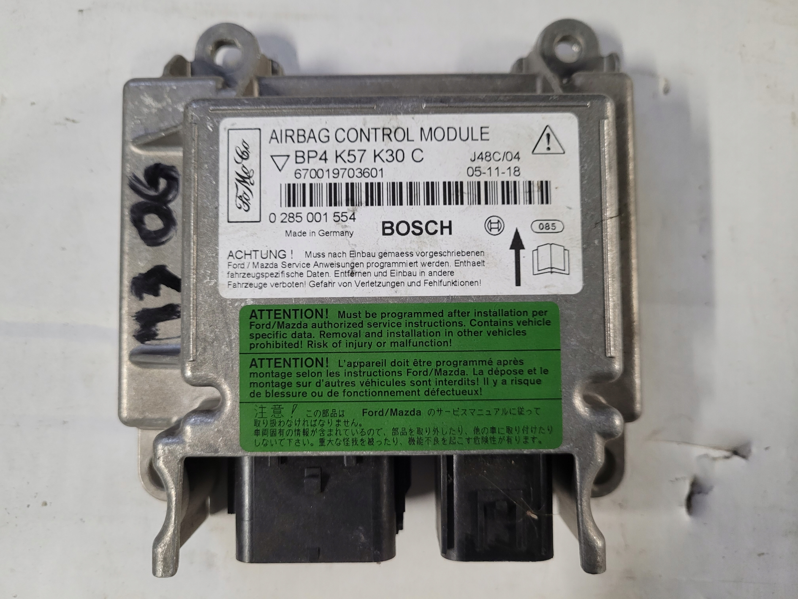 MAZDA 3 BK 03-08 SENSOR PODUSZEK