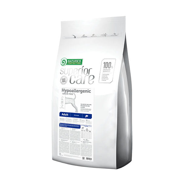 Levně Nature's Protection suché krmivo pro psa, hypoalergenní, Losos 10 kg