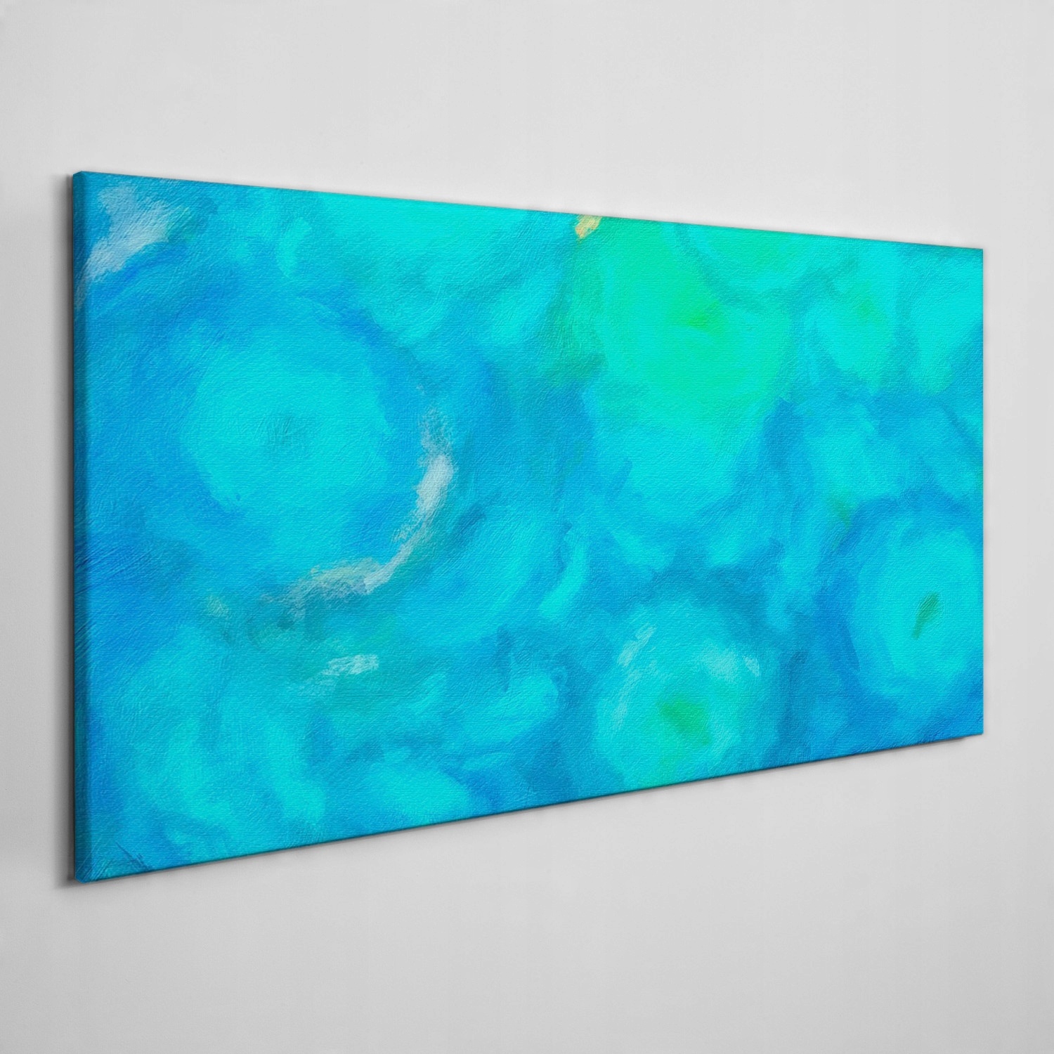 

Obraz na płótnie Niebieska abstrakcja 120x60 cm
