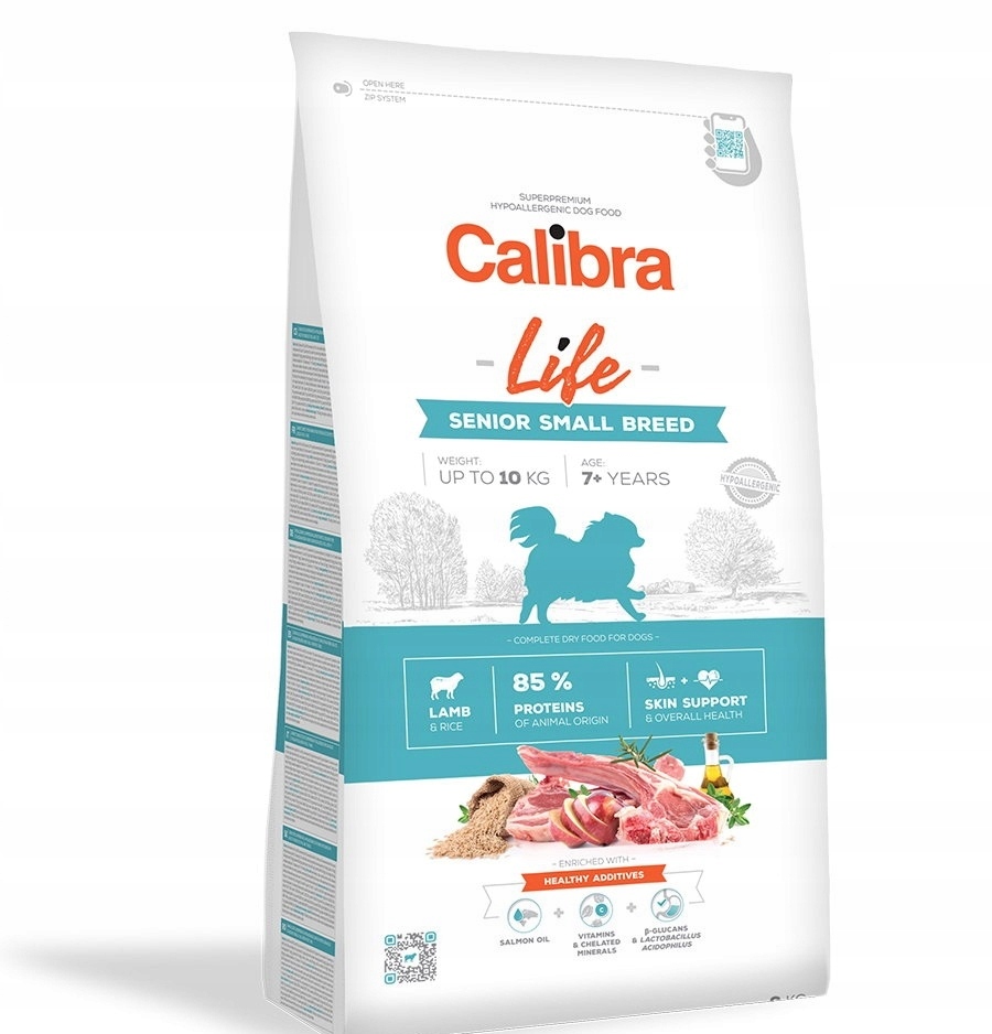 Calibra Dog Life Senior Small Breed Lamb dla seniorów małych ras 6 kg