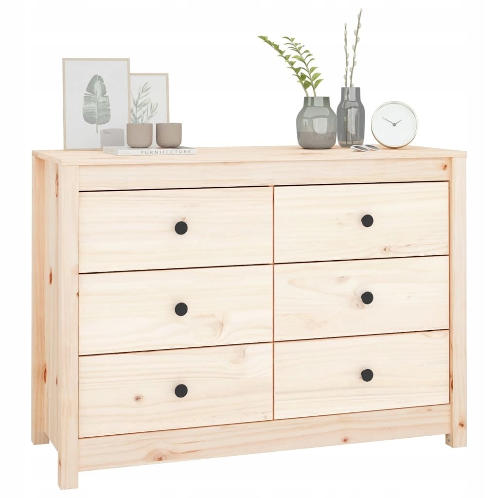 KOMODA 100X40X72CM LITE DREWNO SOSNOWE