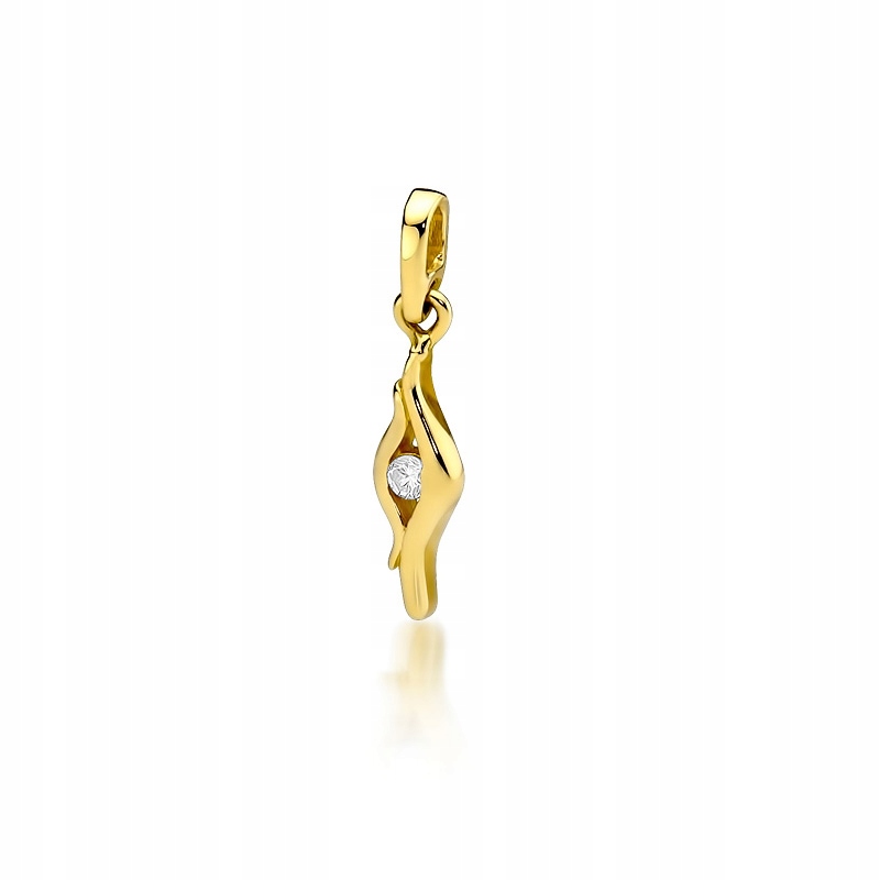 

Złota Zawieszka Klasyczna 585 Brylant 0,04 ct