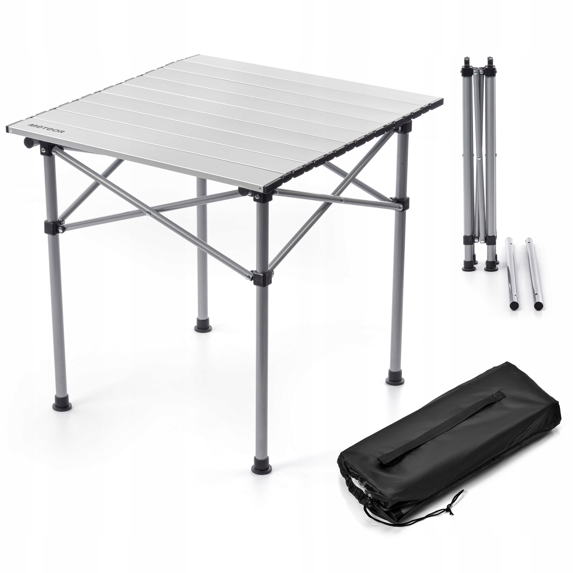 Zahradní Turistický Skládací Stůl Bankada Meteor 51x53x50 lehký hliníkový