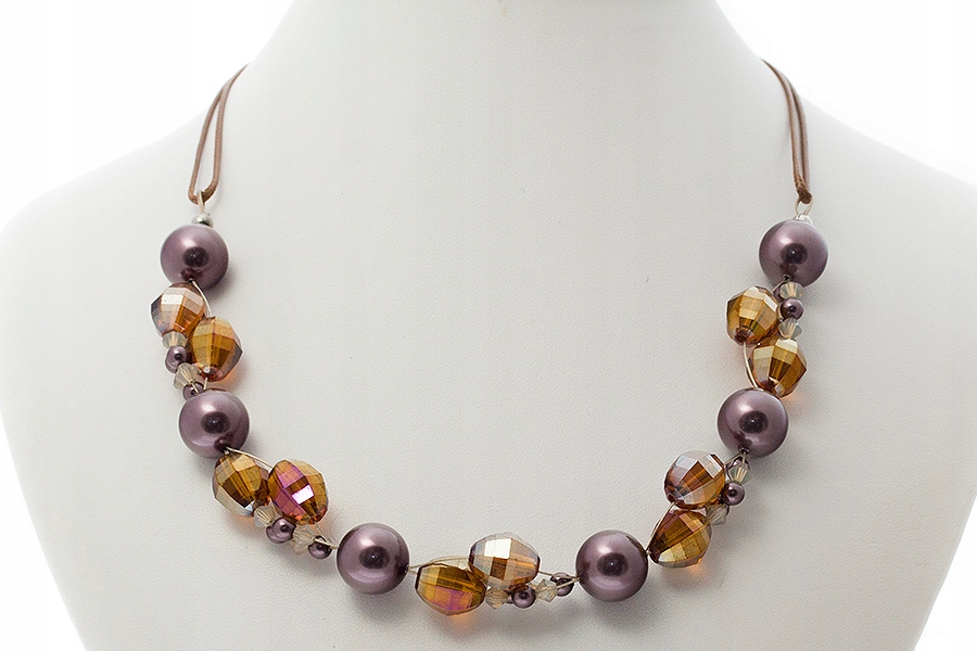 Náhrdelník z krystalů Swarovski Stříbro