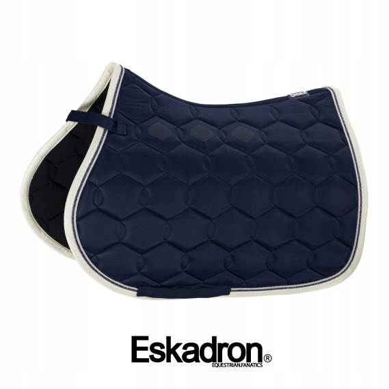 Eskadron podsedlová dečka Glossy wave contrast Granátová Všestranná (vs)