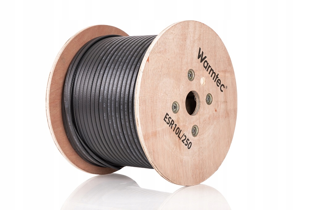 Kabel grzewczy przewód samoregulujący do rynny rur (10W/m) ESR10L/250m