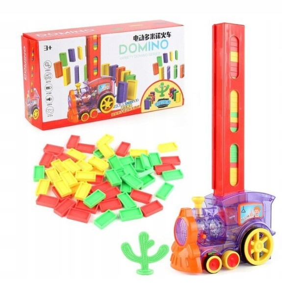 

Lokomotywa Kolejka Pociąg Ciuchcia Układa Domino