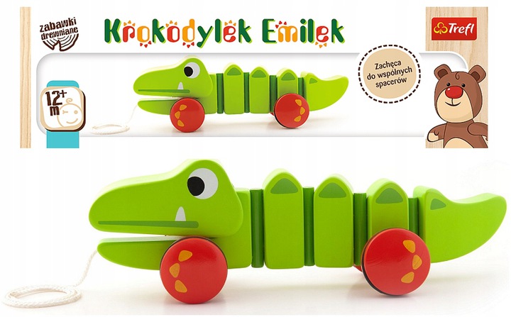

Zabawka Drewniana Krokodylek Emilek Trefl 60659