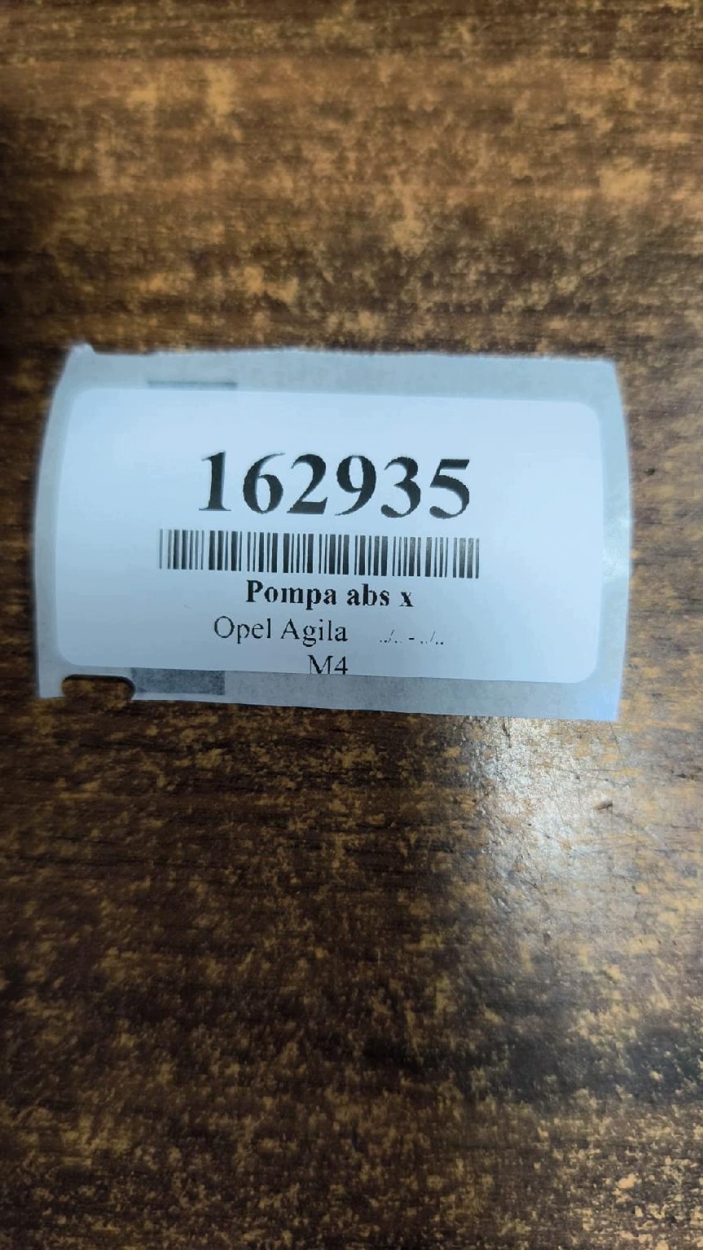 OPEL AGILA pump ABS 84E0BE2WD