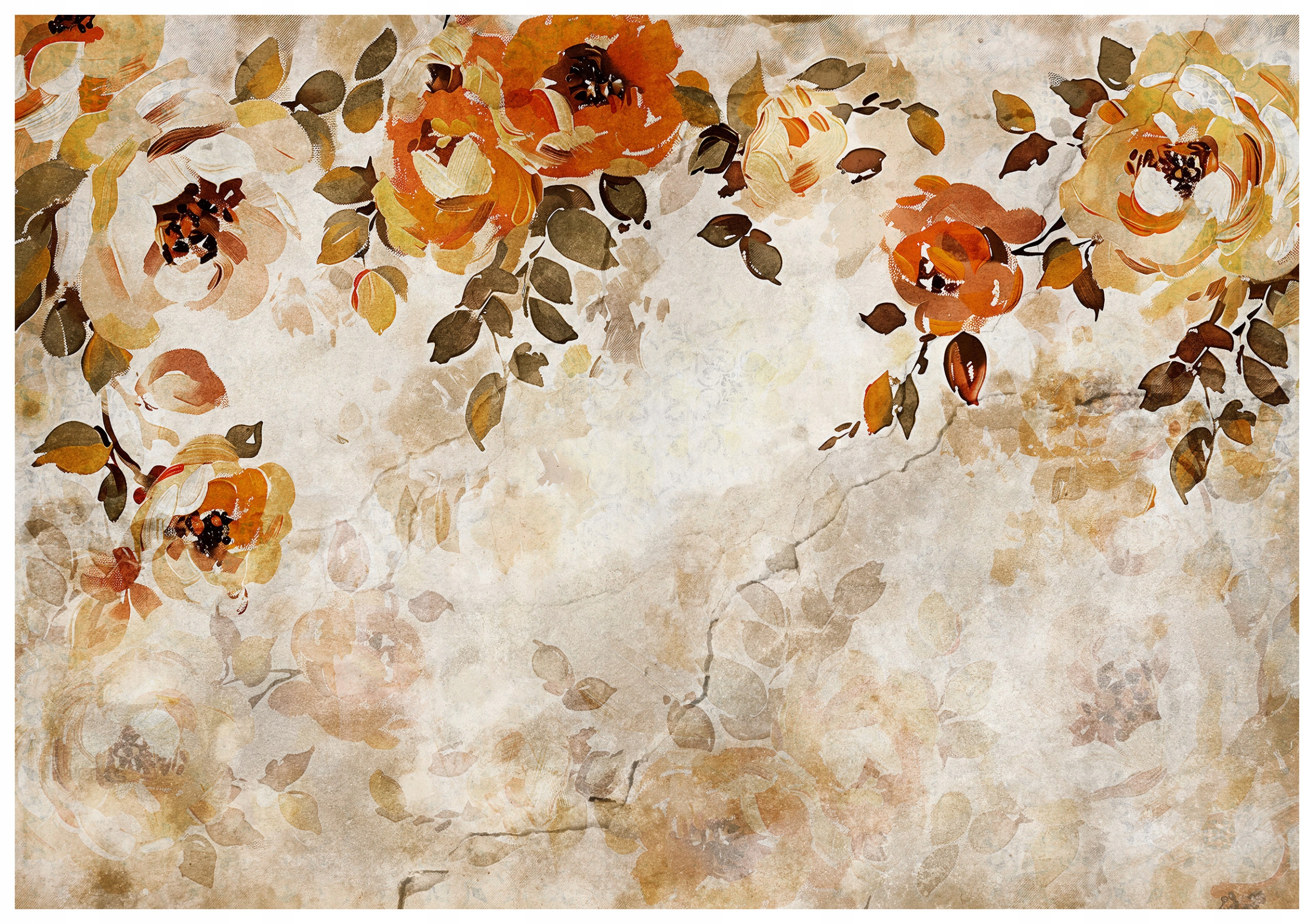 Fototapeta Květiny Vintage retro klidné pozadí 312x219 vinylová lepidlo