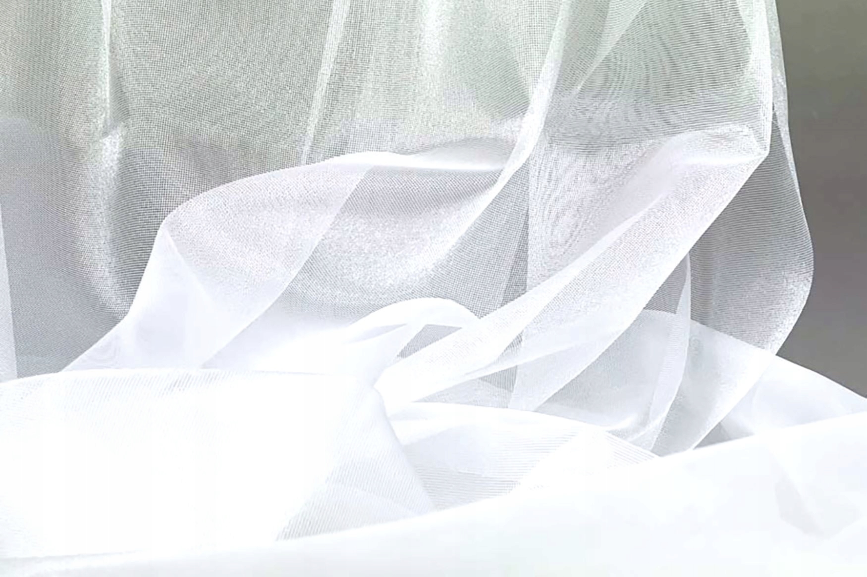 FIRANA GOTOWA 400x250 WOAL BIAŁA ZASŁONA NA ŻABKI Marka HomeView