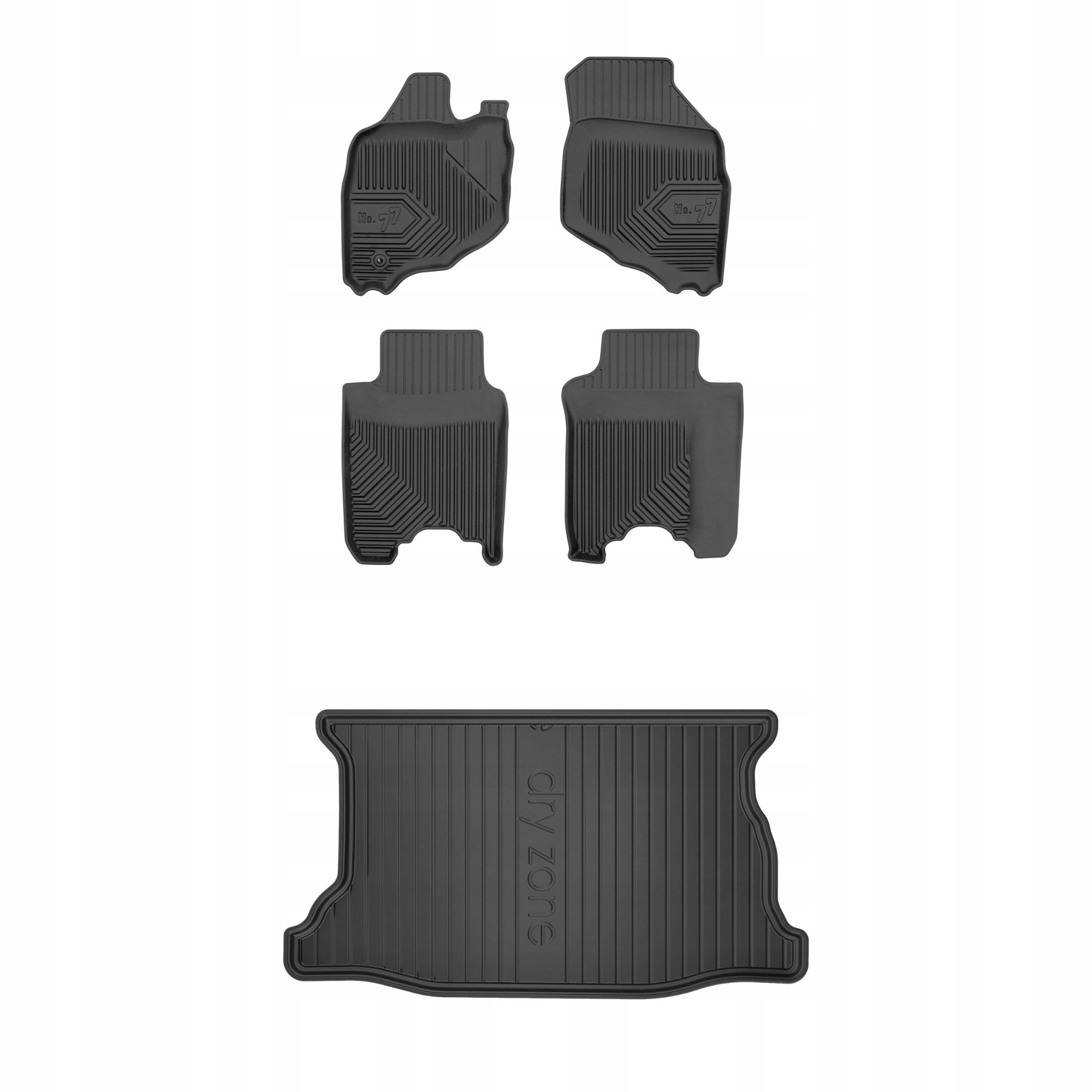 

Zestaw dywaniki gumowe i mata do Honda Jazz II