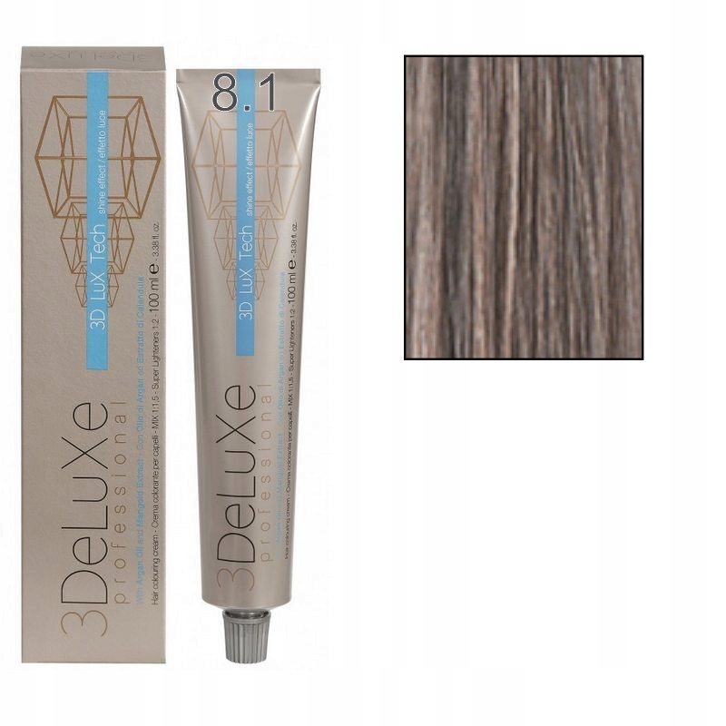 

3DELUXE Farba Do Włosów 100ML 8.1