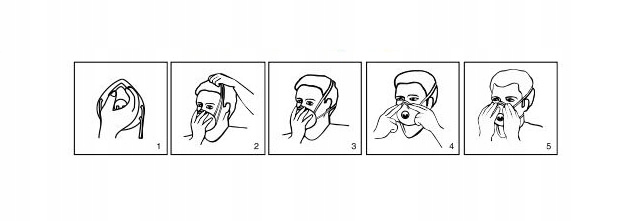 20szt PÓŁMASKA MASKA OCHRONNA FFP1 Z ZAWORKIEM Marka Italko