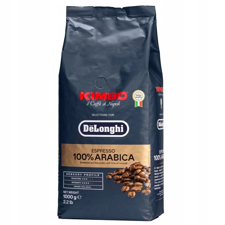 Levně Kimbo Delonghi 100% Arabica Zrno 1kg