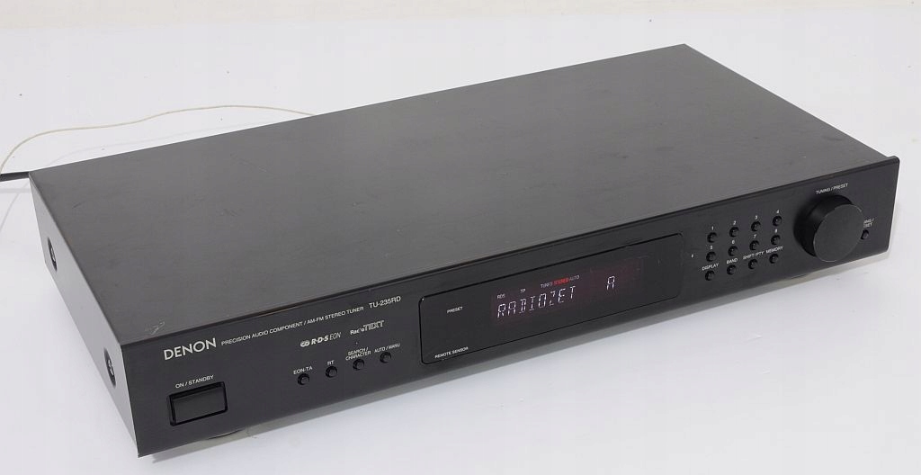 DENON TU-235RD MARKOWY TUNER RADIOWY Z RDS ! Kolor czarny