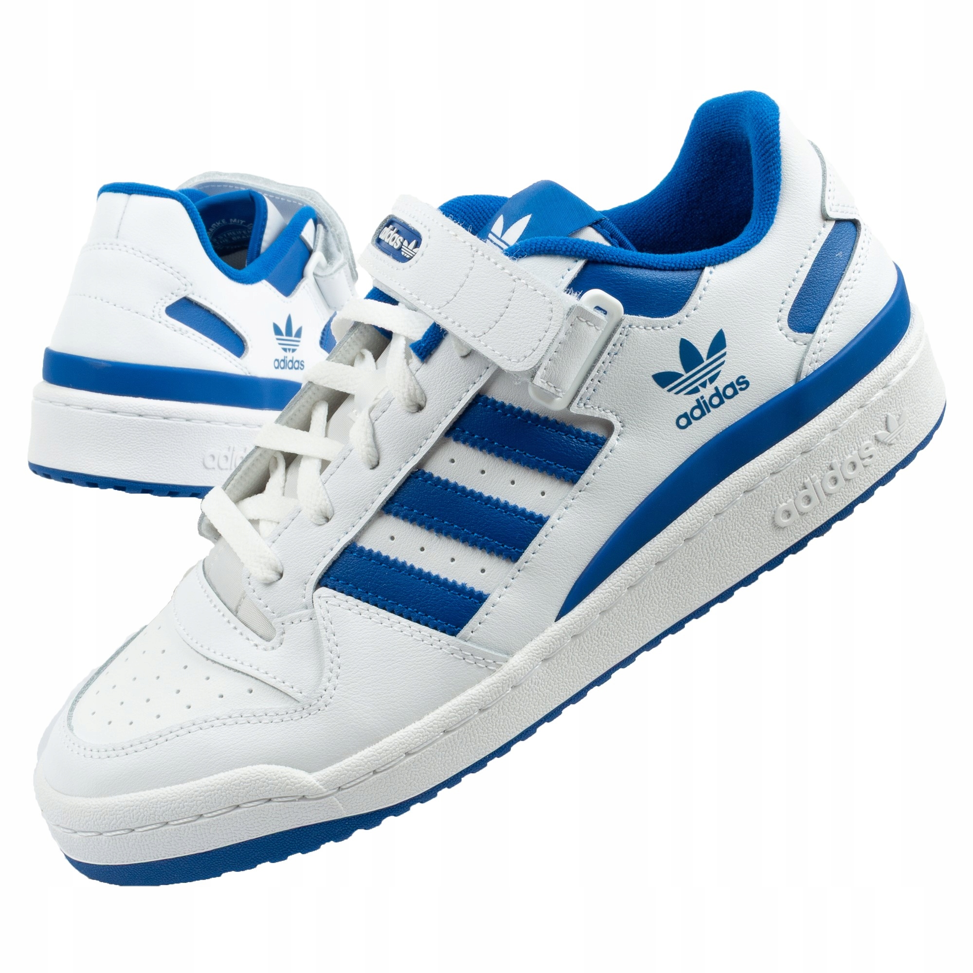 Pánské sportovní boty Adidas Forum Low vel.45 bílé pohodlné módní na suchý zip