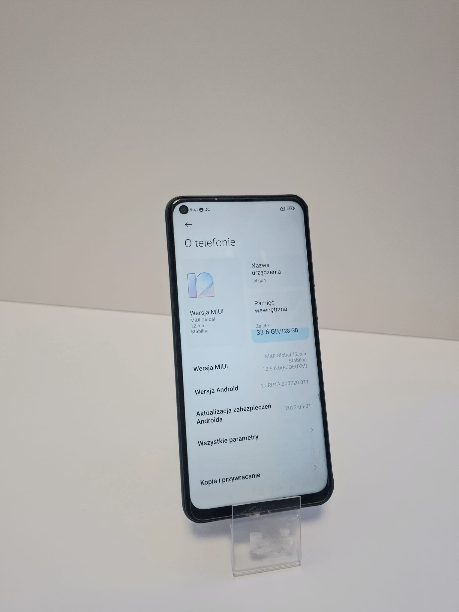 Smartfon Xiaomi Redmi Note 9 6 GB / 128 GB szary