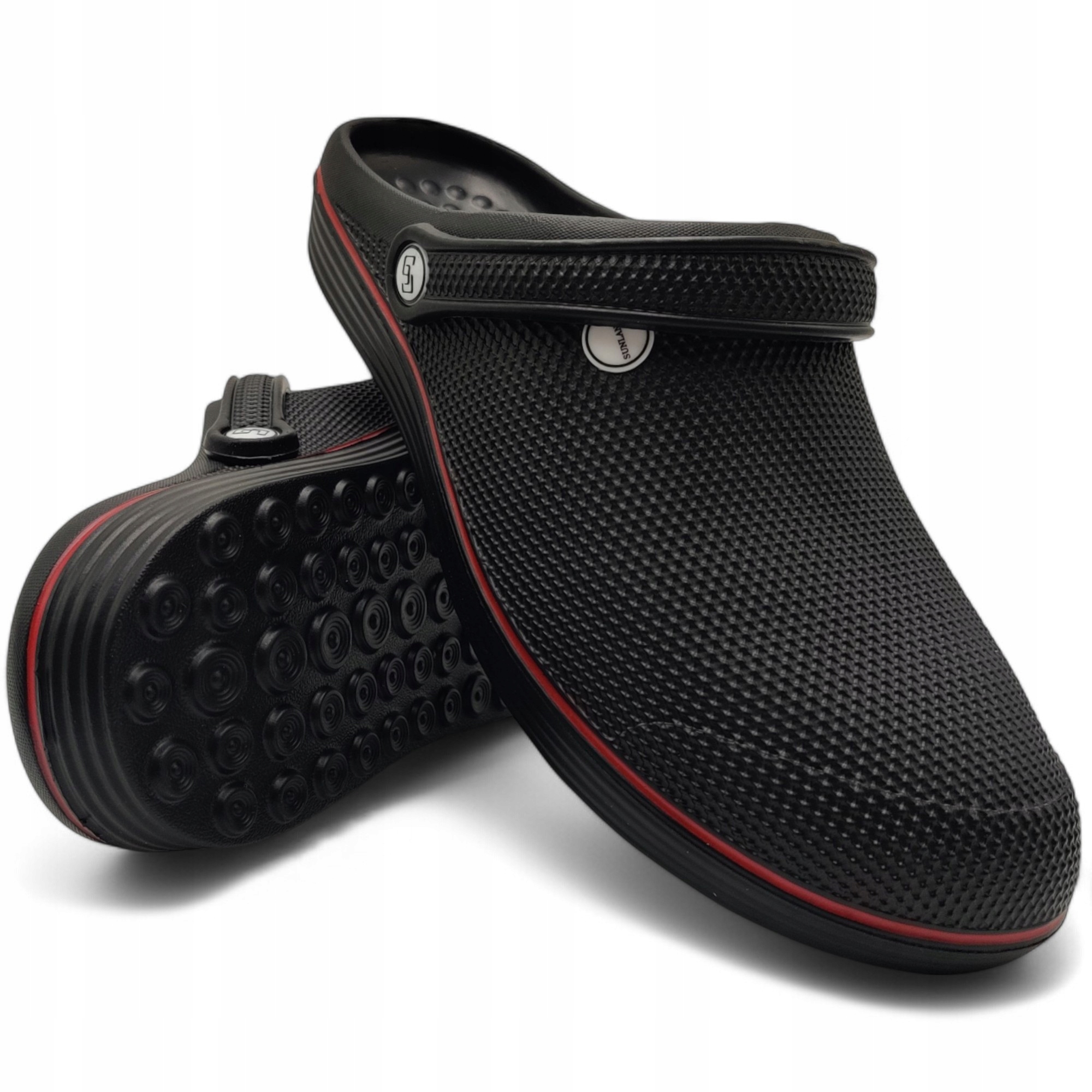 Sunlanse Klapki Męskie basenowe pełne Lekkie buty Ogrodowe rozmiar 46