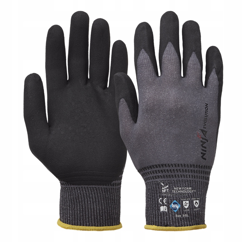 Montérské Rukavice Ninja Evolution 12 Párů 8