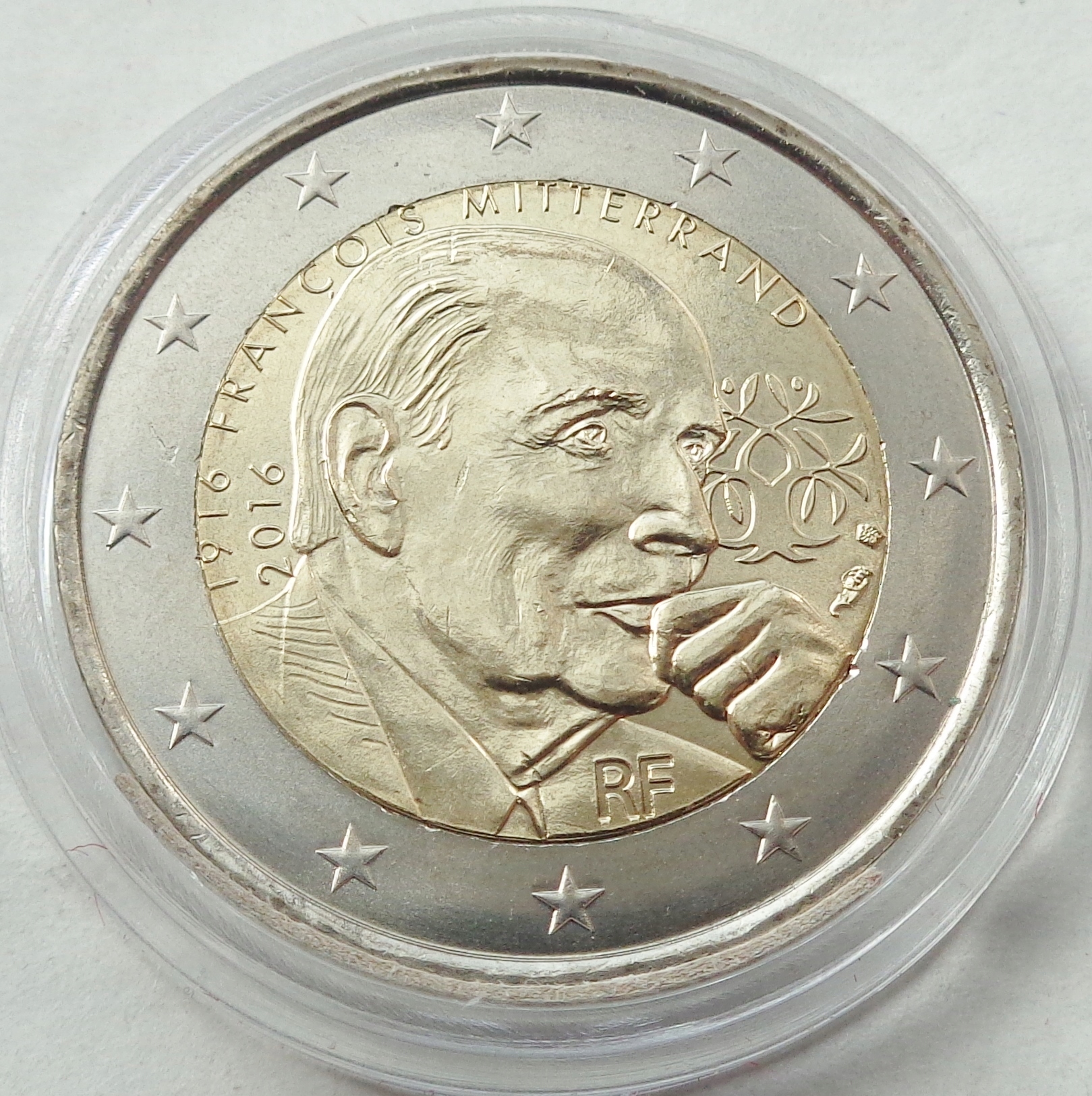 FRANCJA - 2 EURO - 2016 - Francois Mitterrand
