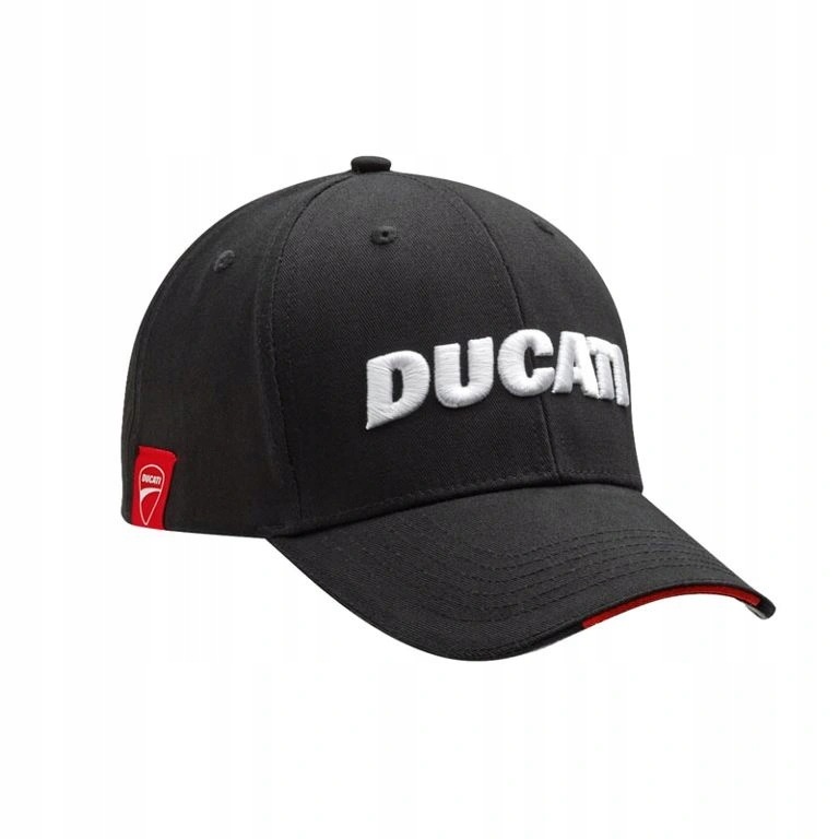 Ducati Company 2.0 Black kšiltovka černá 100% bavlna, 3D výšivka
