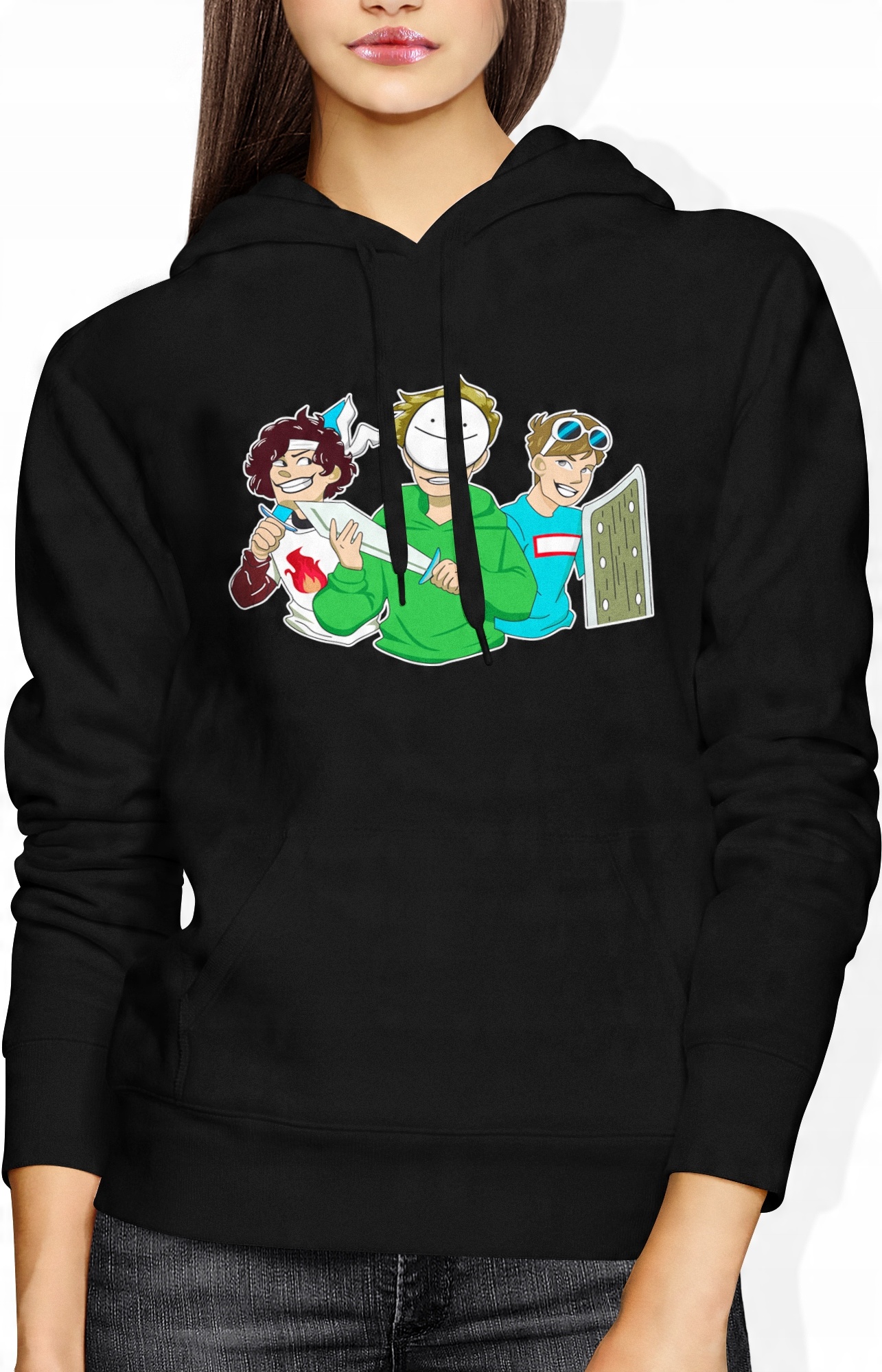 

Damska Bluza Z Kapturem Dream Smp Dreamwastaken XL