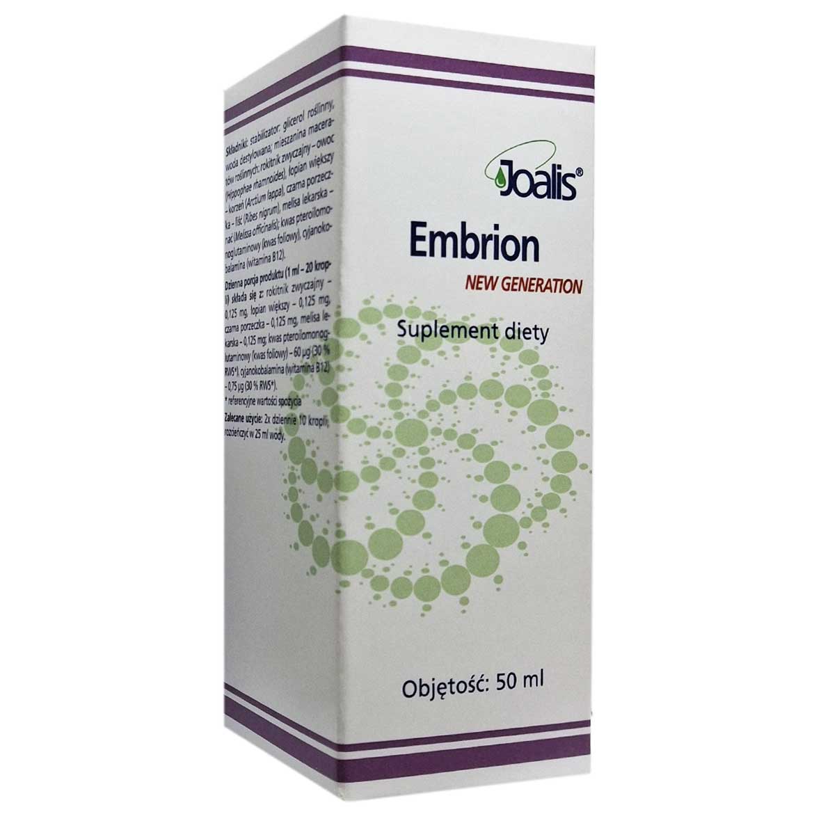 Joalis Embrion krople bioinformacyjne 50ml