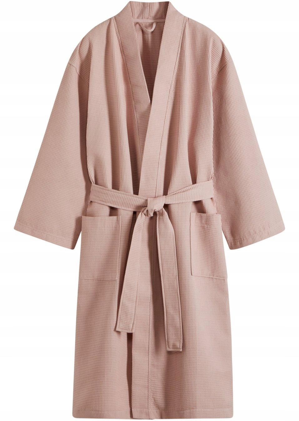 BPC SZLAFROK KĄPIELOWY Z MATERIAŁU O WAFLOWEJ STRUKTURZE 1BV 40/42